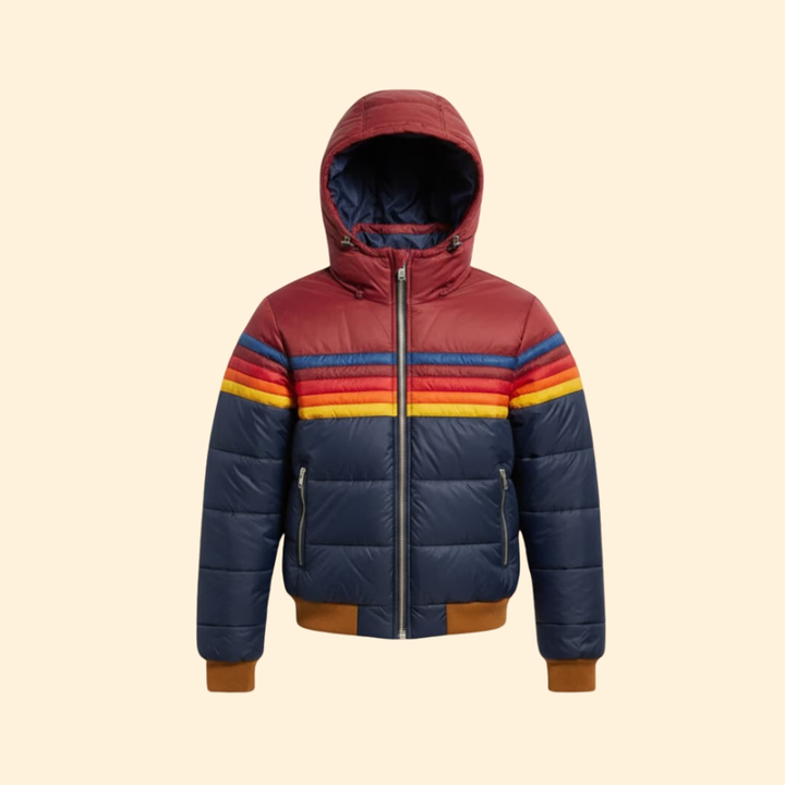 Women's Color-Block Puffer Jacket