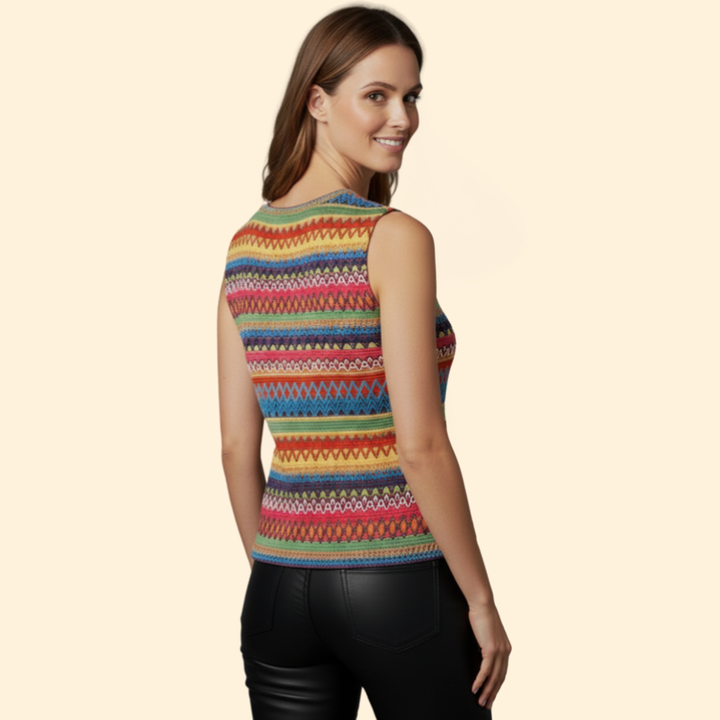 Women's Colorful Striped Tank