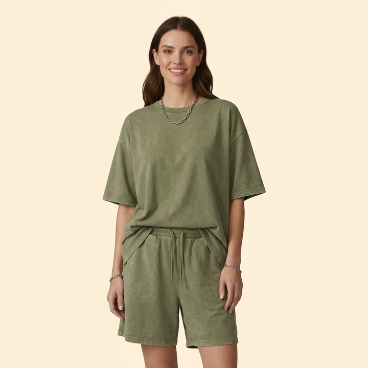 Women's Effortless Washed Relaxed Set