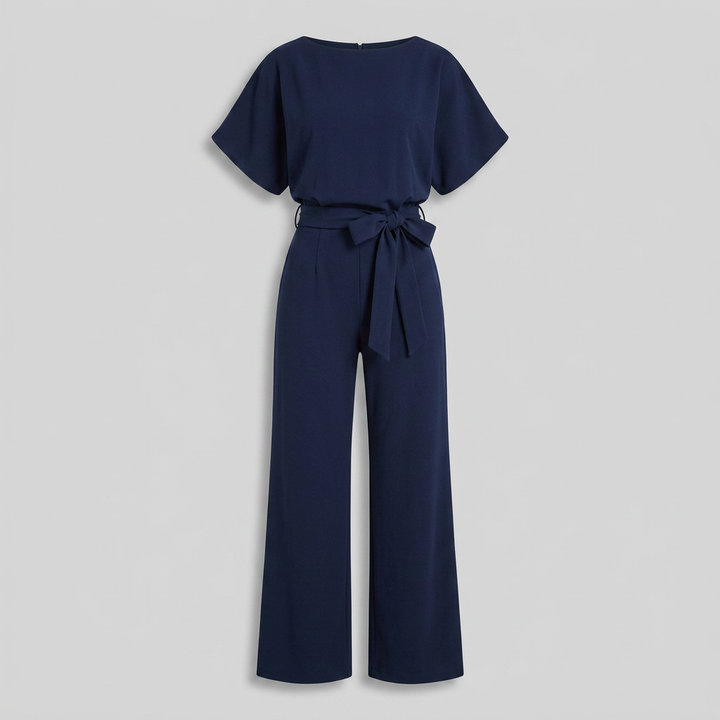 Women's Elegant Jumpsuit with Belt