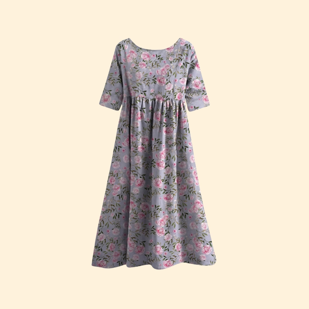 Women's Embroidered Midi Dress