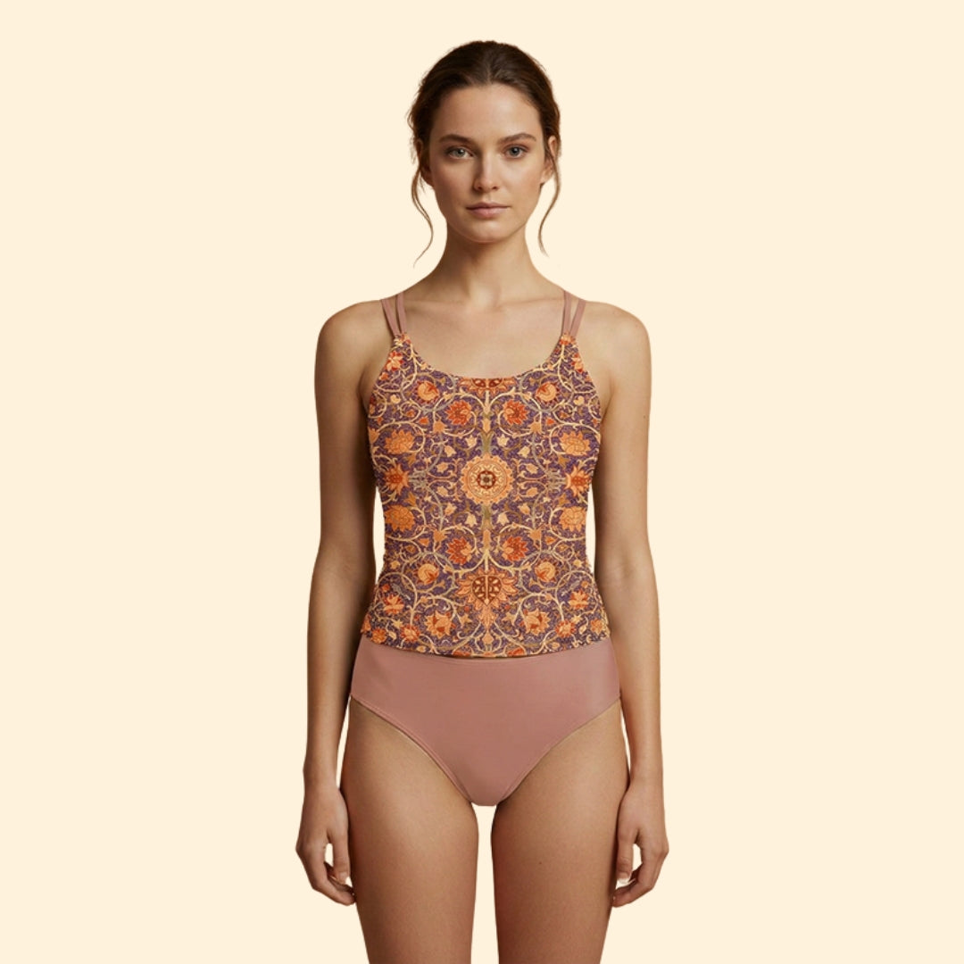 Women's Floral Tankini Set