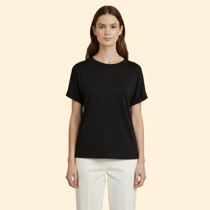 Women's Knotted Loose-Fit T-Shirt