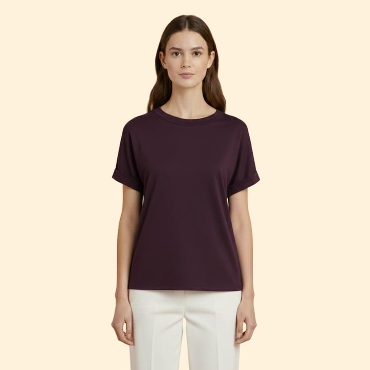 Women's Knotted Loose-Fit T-Shirt