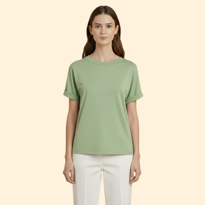 Women's Knotted Loose-Fit T-Shirt