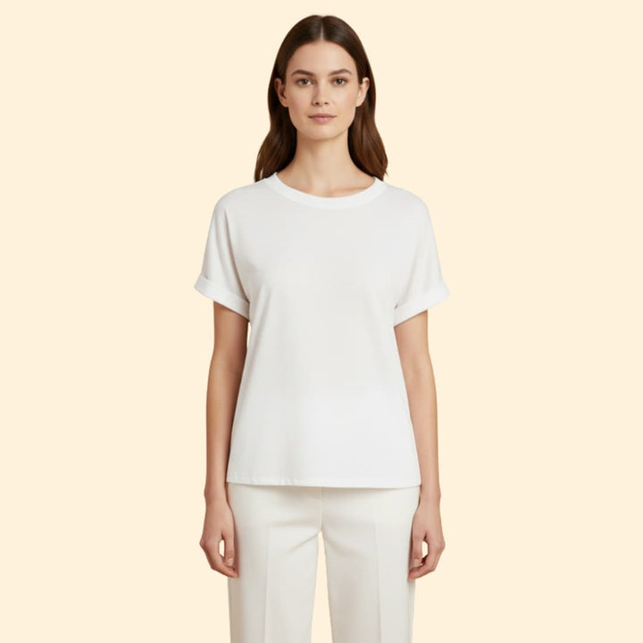 Women's Knotted Loose-Fit T-Shirt