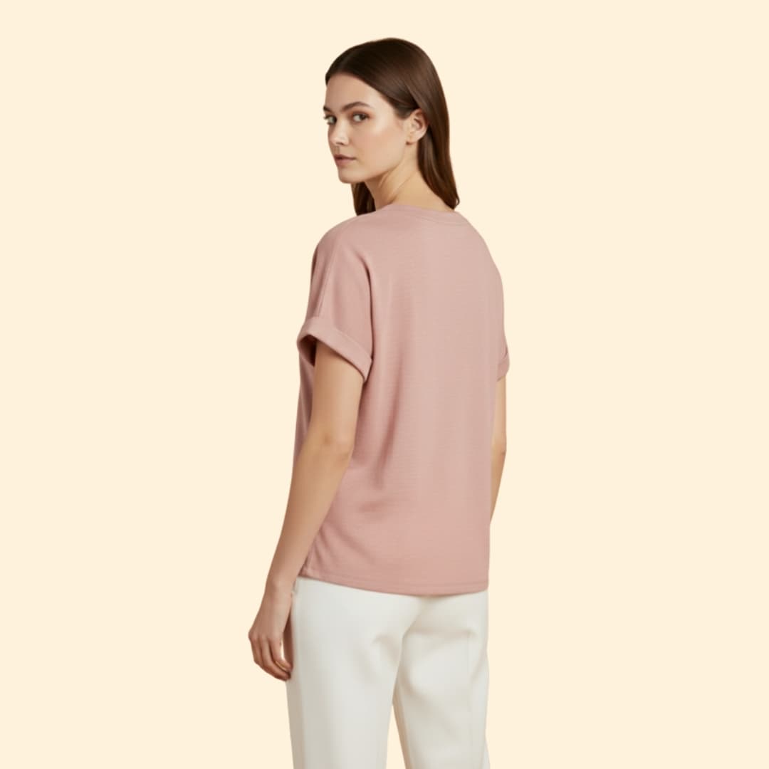 Women's Knotted Loose-Fit T-Shirt