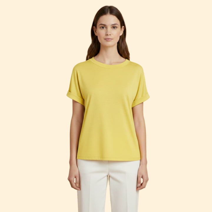 Women's Knotted Loose-Fit T-Shirt