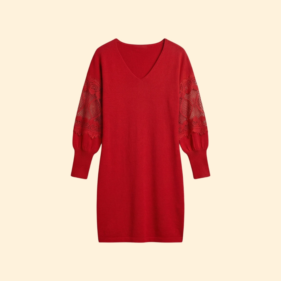 Women's Lace Sleeve Dress