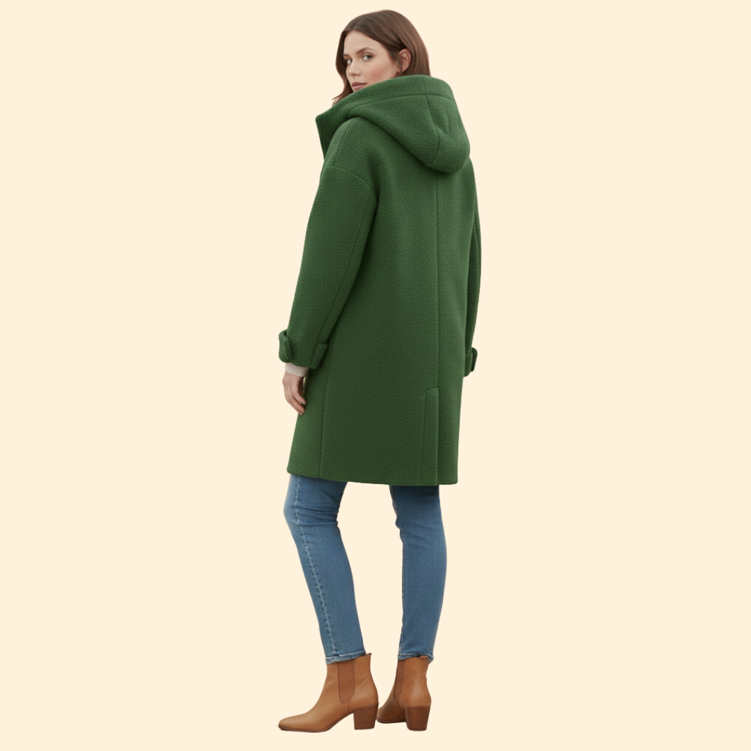 Women’s Long Winter Coat Street Drape