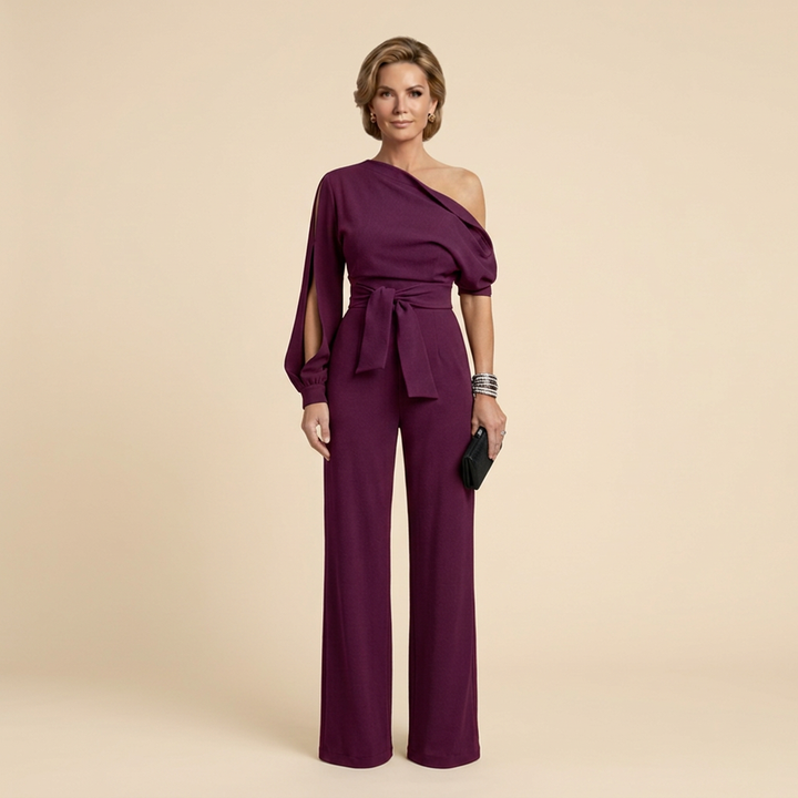 Women's One-Shoulder Jumpsuit