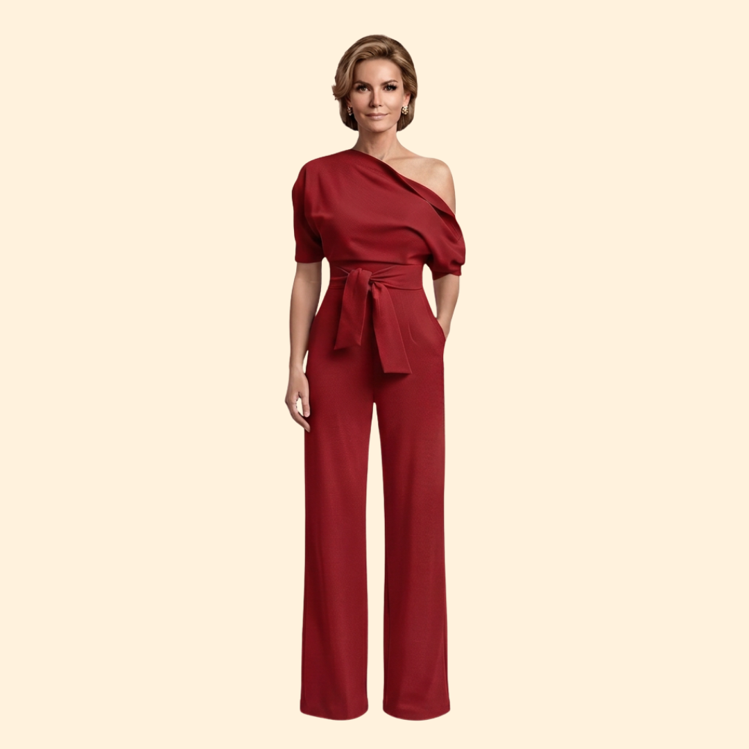 Women's One-Shoulder Jumpsuit