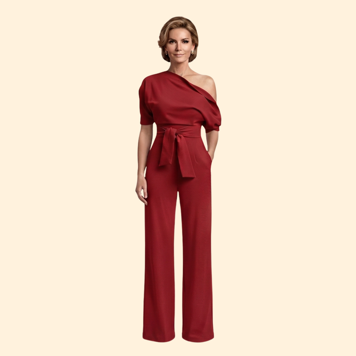 Women's One-Shoulder Jumpsuit