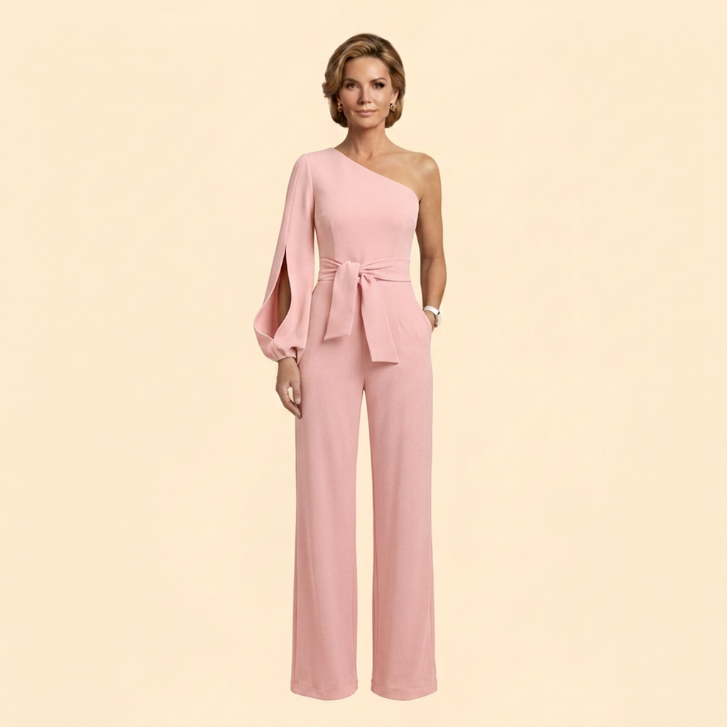 Women's One-Shoulder Jumpsuit