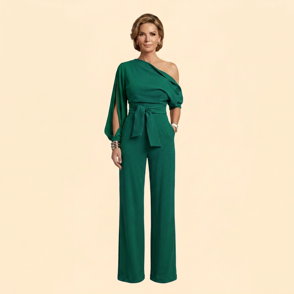 Women's One-Shoulder Jumpsuit