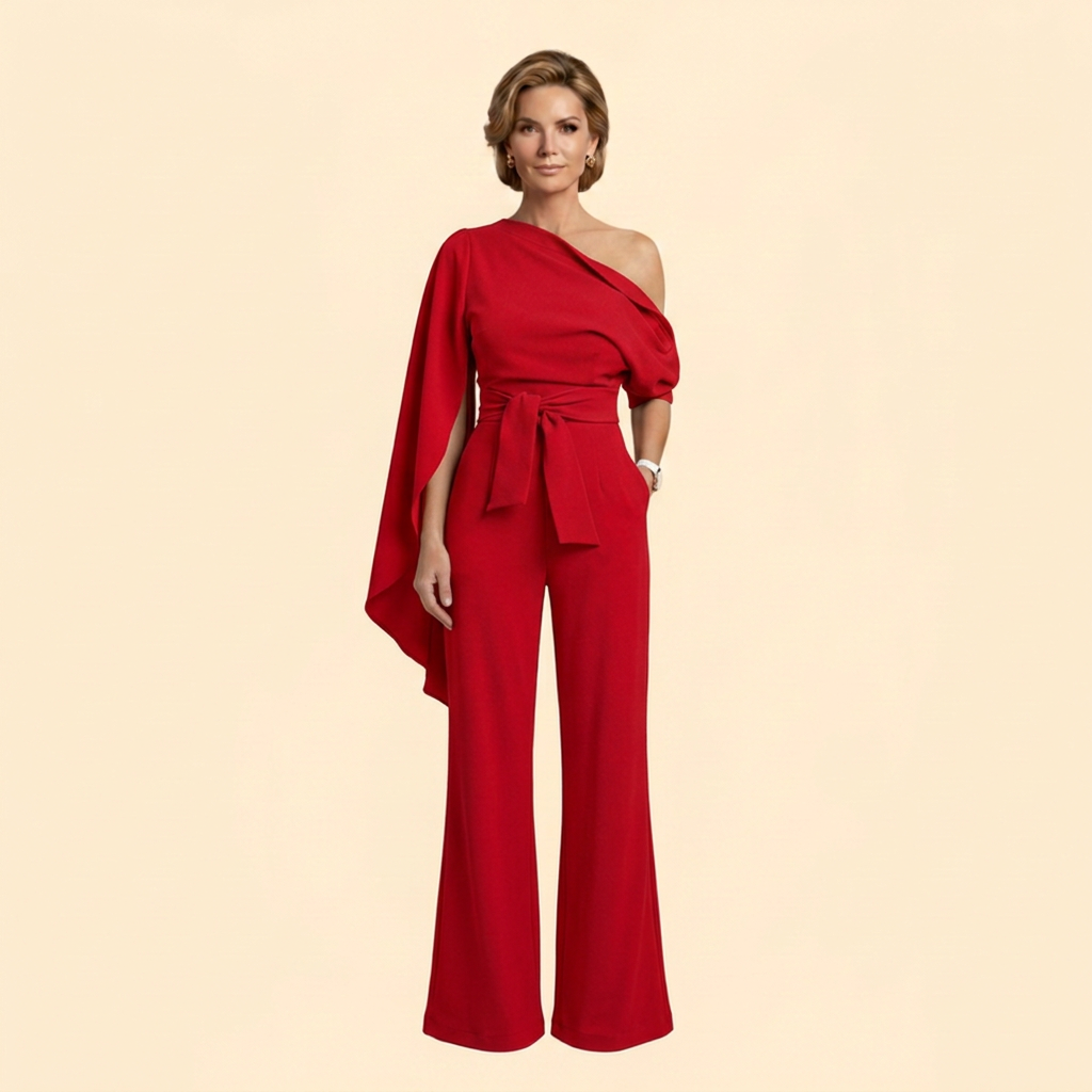 Women's One-Shoulder Jumpsuit