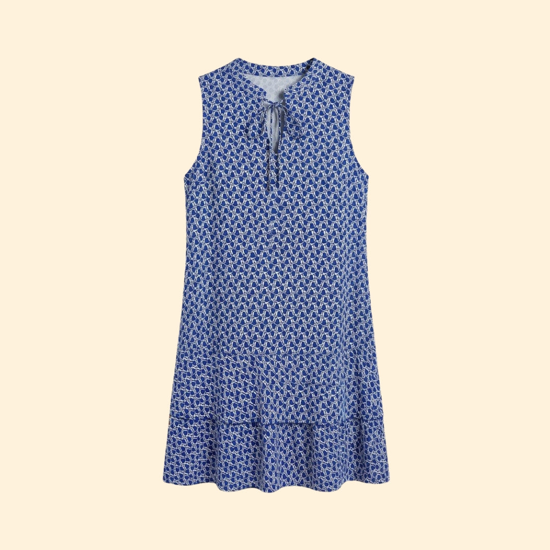 Women's Printed Sleeveless Dress