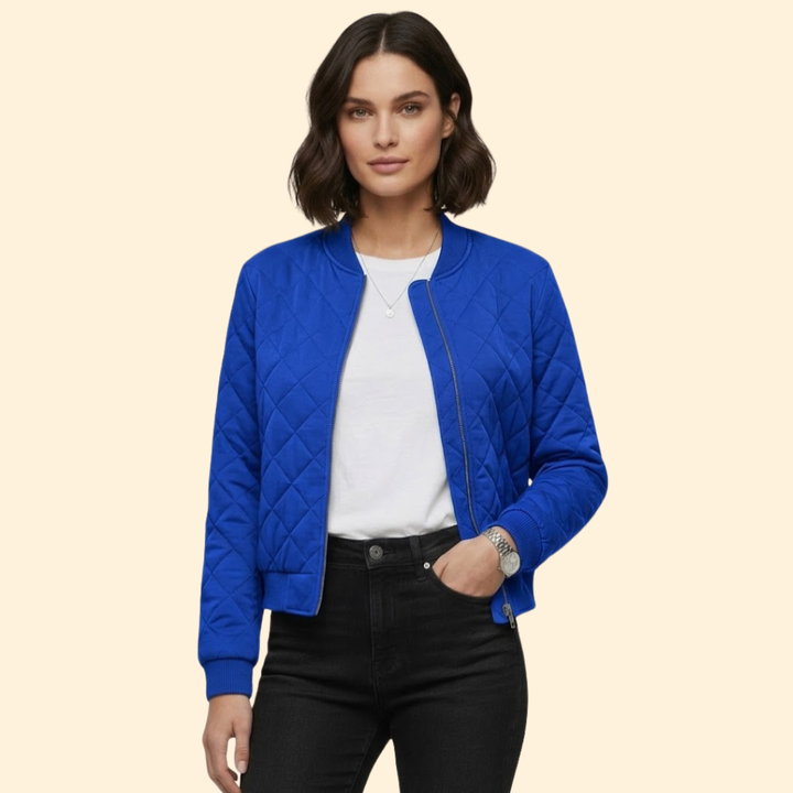 Women’s Quilted Bomber Jacket