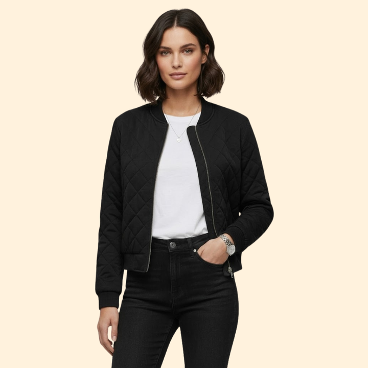 Women’s Quilted Bomber Jacket