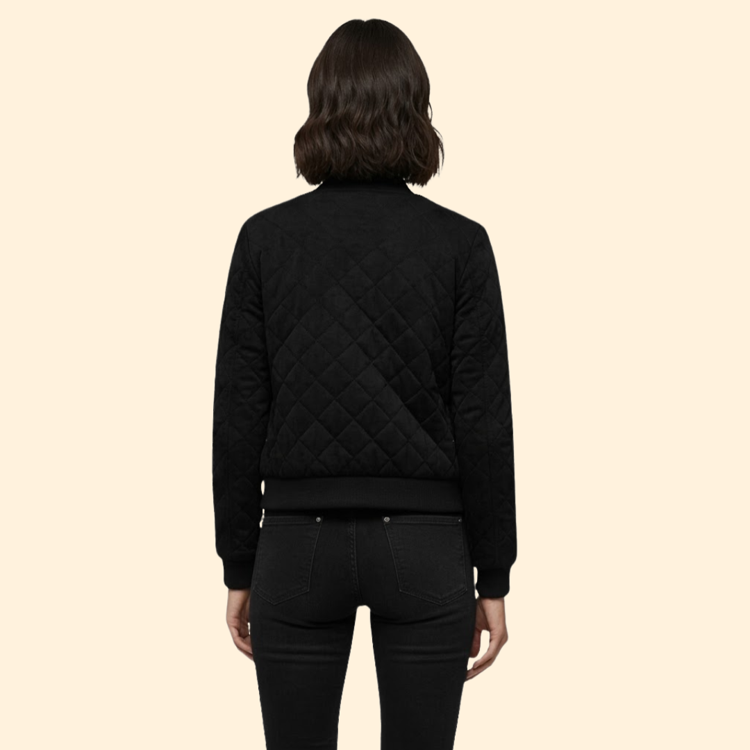Women’s Quilted Bomber Jacket