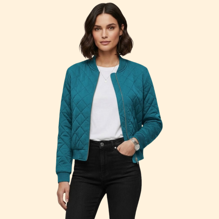 Women’s Quilted Bomber Jacket