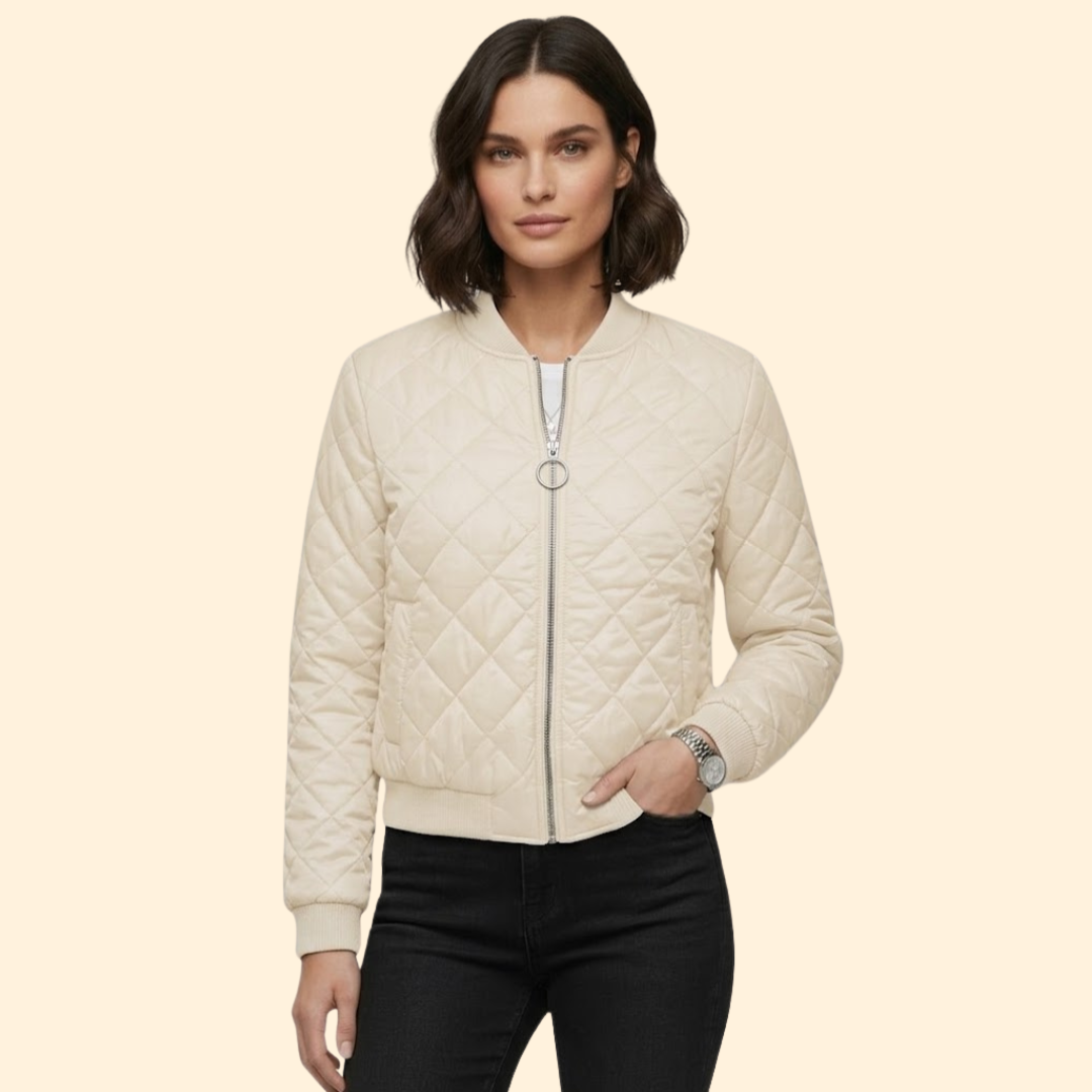 Women’s Quilted Bomber Jacket