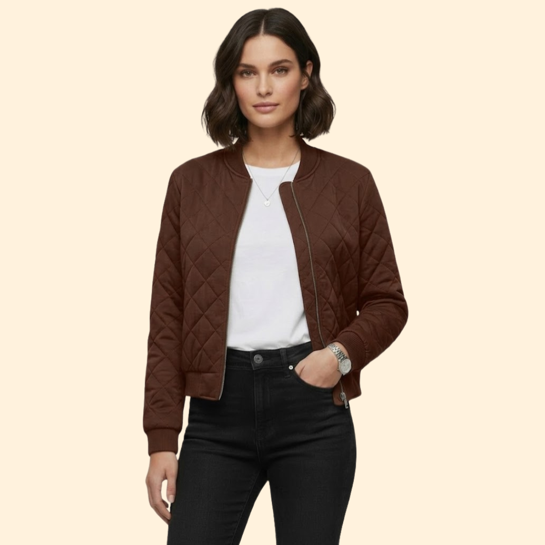 Women’s Quilted Bomber Jacket