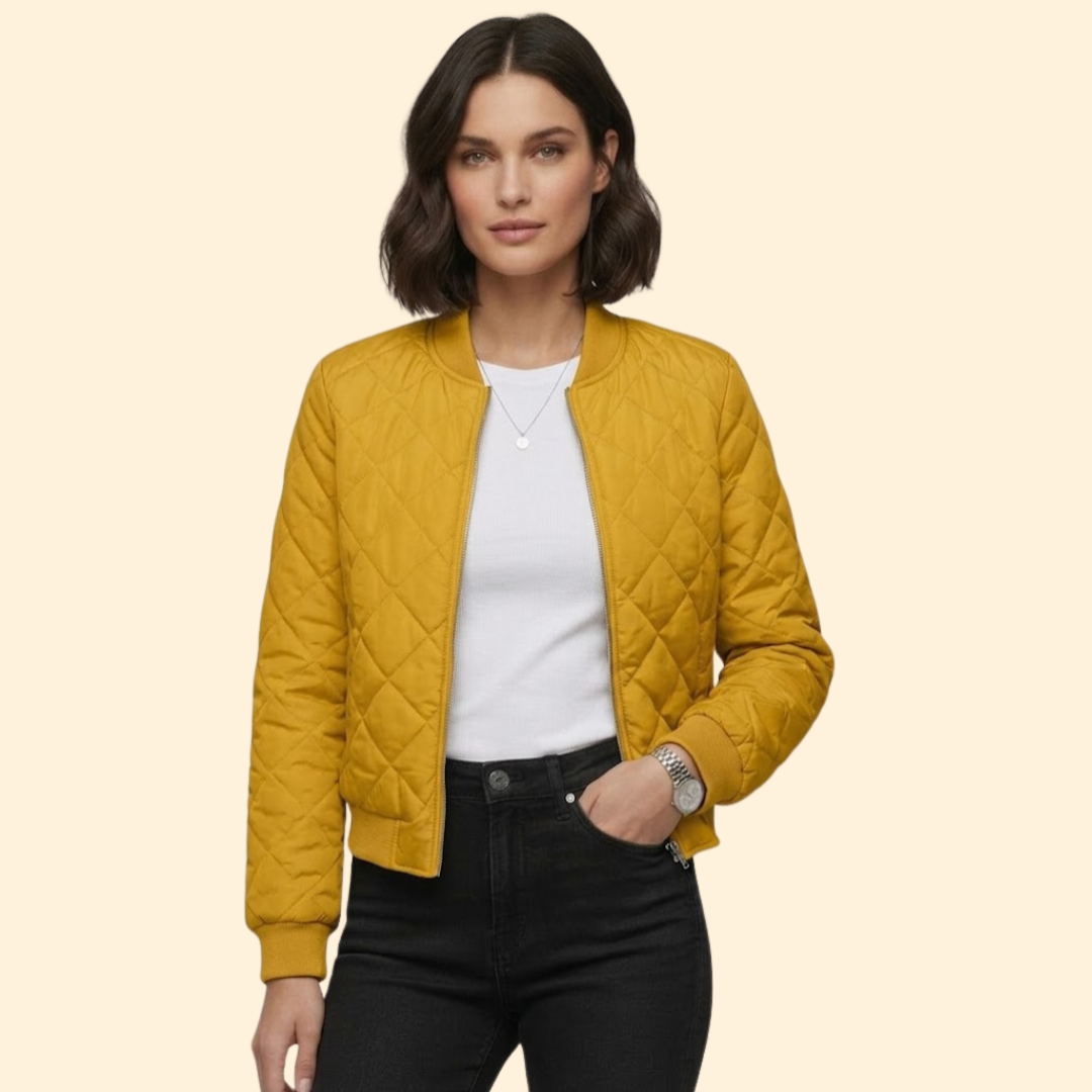 Women’s Quilted Bomber Jacket