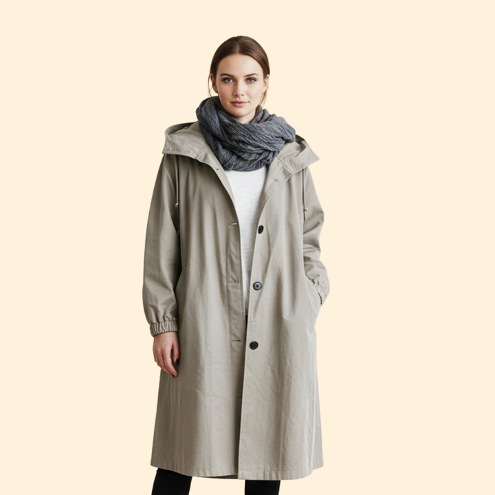Women’s Raincoat with Long Silhouette