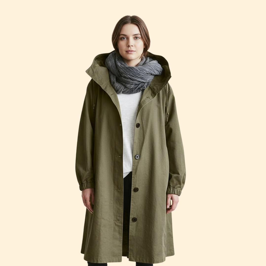 Women’s Raincoat with Long Silhouette