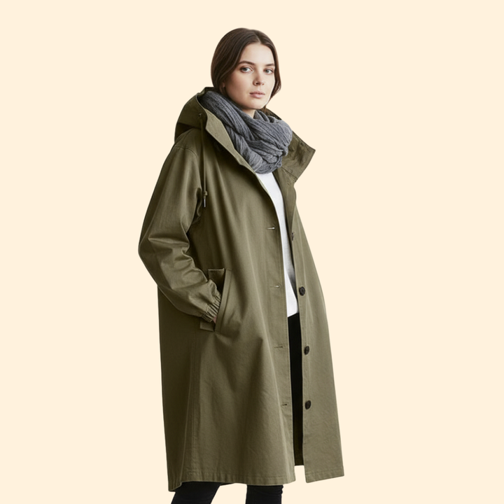 Women’s Raincoat with Long Silhouette