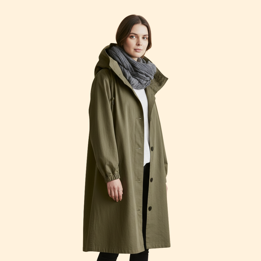 Women’s Raincoat with Long Silhouette