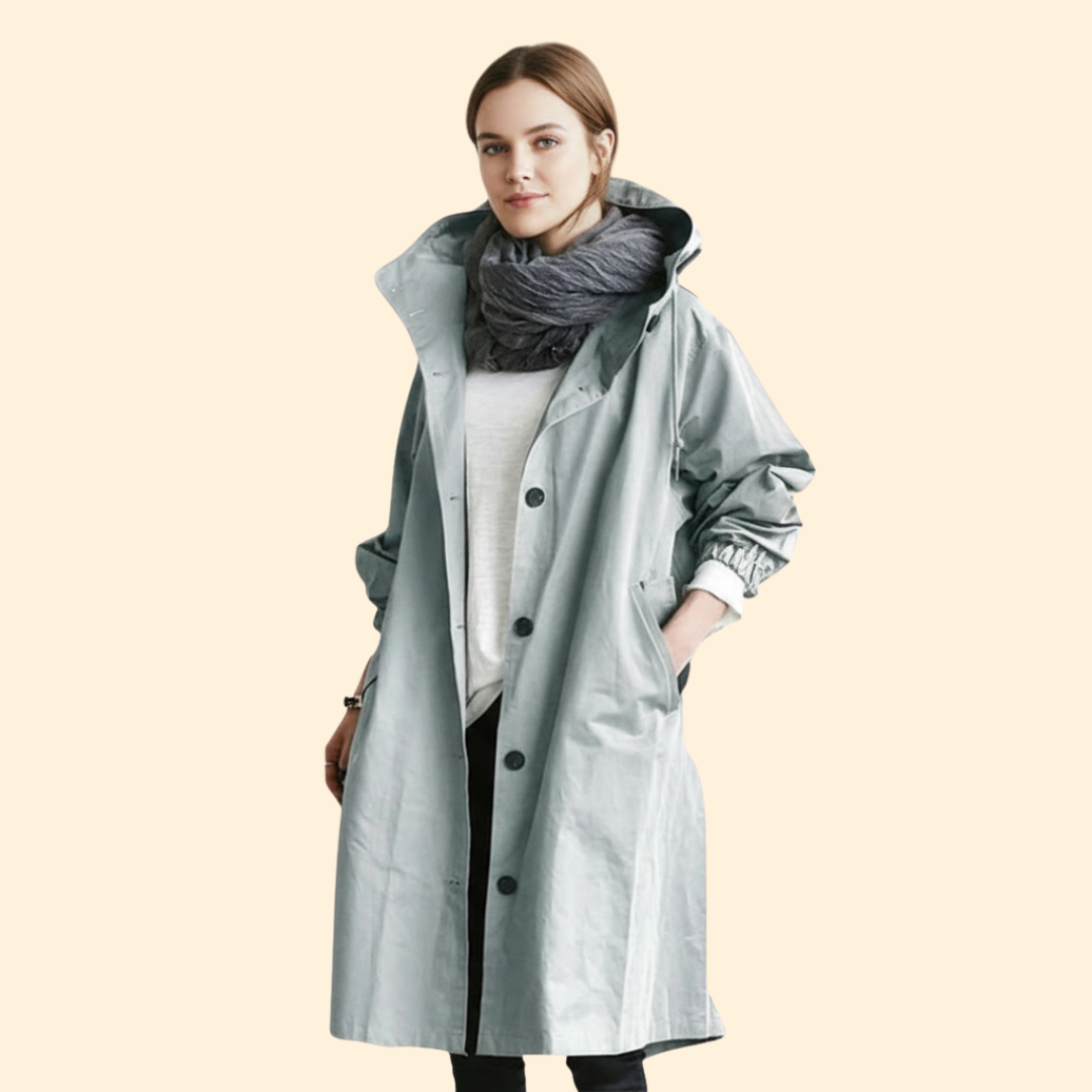 Women’s Raincoat with Long Silhouette
