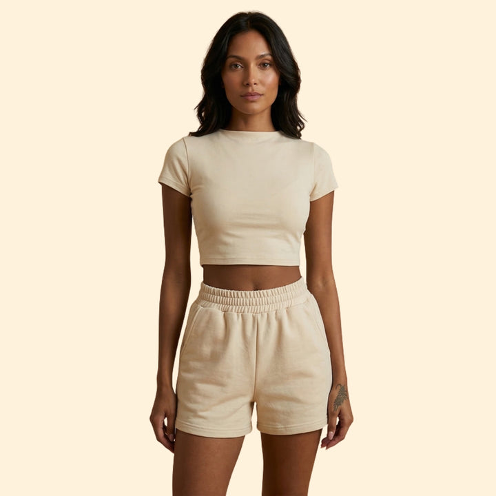 Women's Relaxed Crop Set