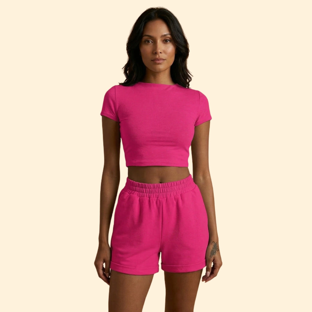 Women's Relaxed Crop Set