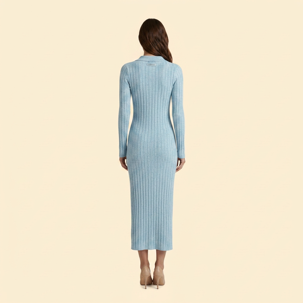 Women’s Ribbed Knit Maxi Dress