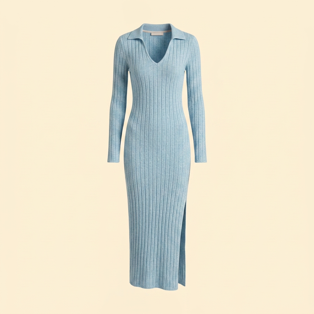 Women’s Ribbed Knit Maxi Dress