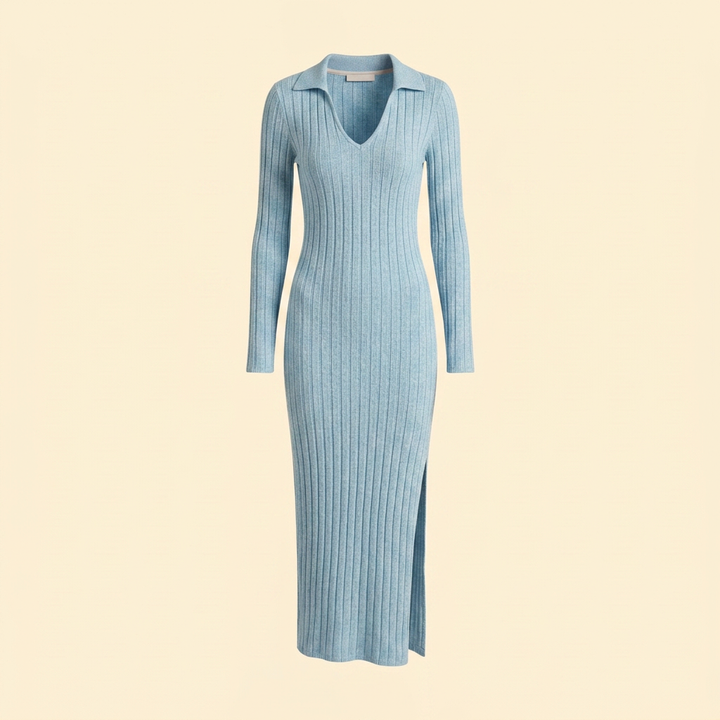 Women’s Ribbed Knit Maxi Dress