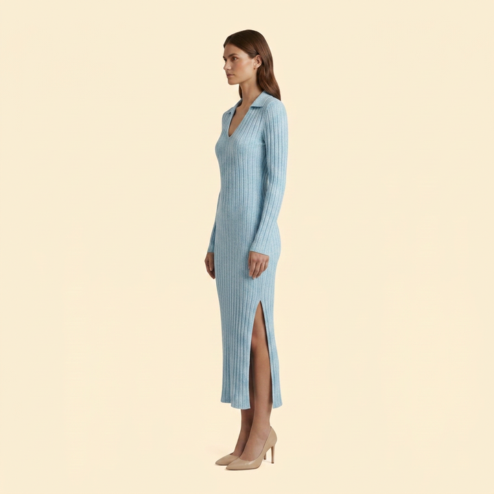 Women’s Ribbed Knit Maxi Dress