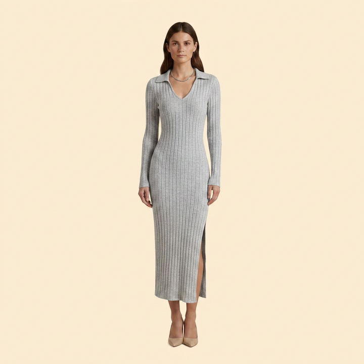 Women’s Ribbed Knit Maxi Dress