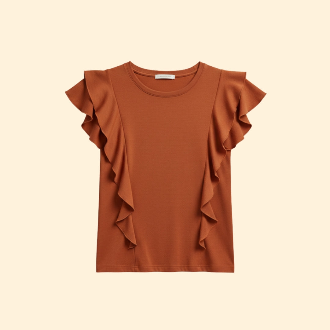Women's Ruffle Sleeve Tee