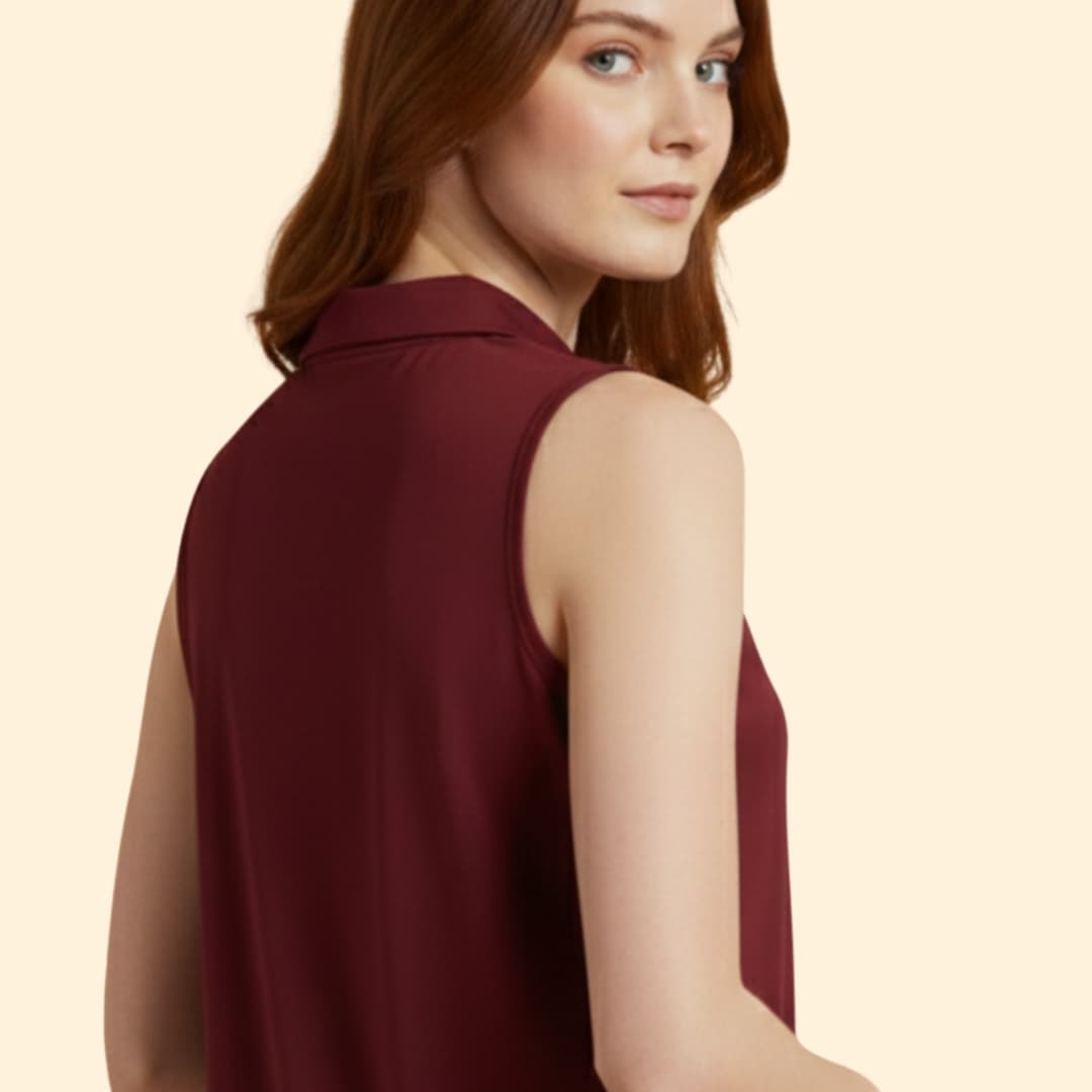 Women's Sleek Polo Blouse