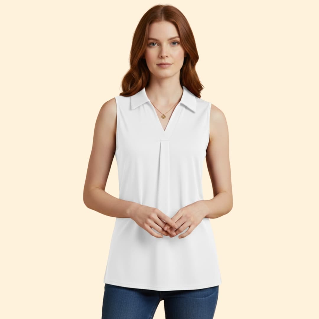 Women's Sleek Polo Blouse