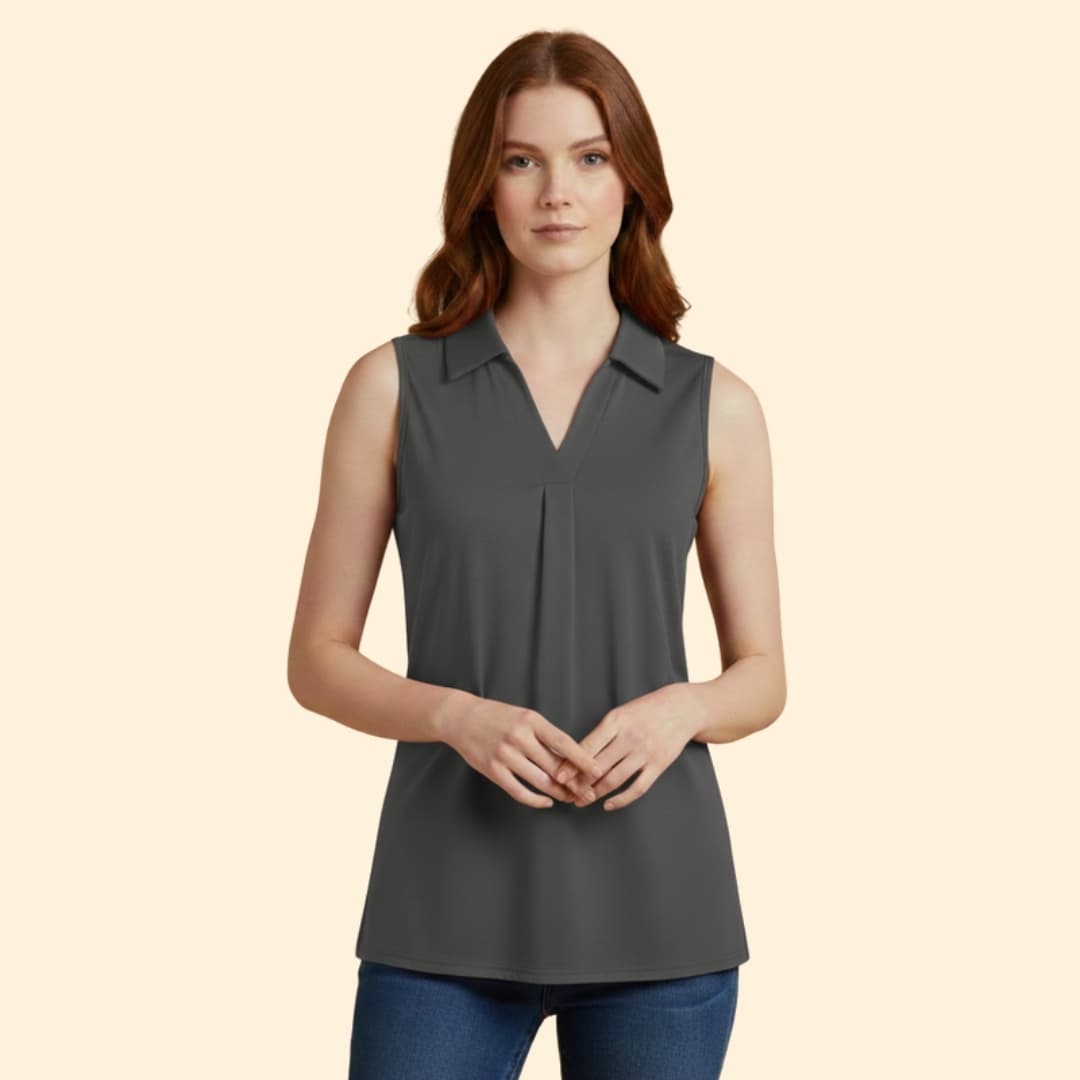 Women's Sleek Polo Blouse