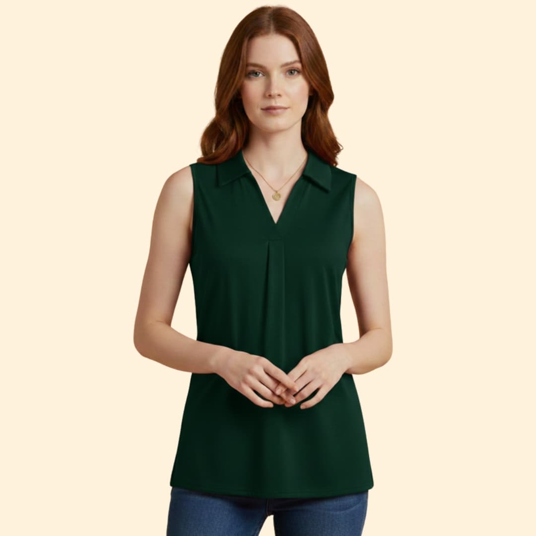 Women's Sleek Polo Blouse