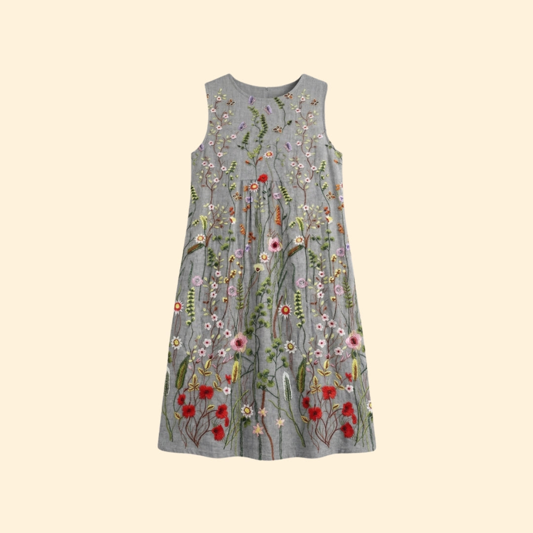 Women's Sleeveless Midi Dress