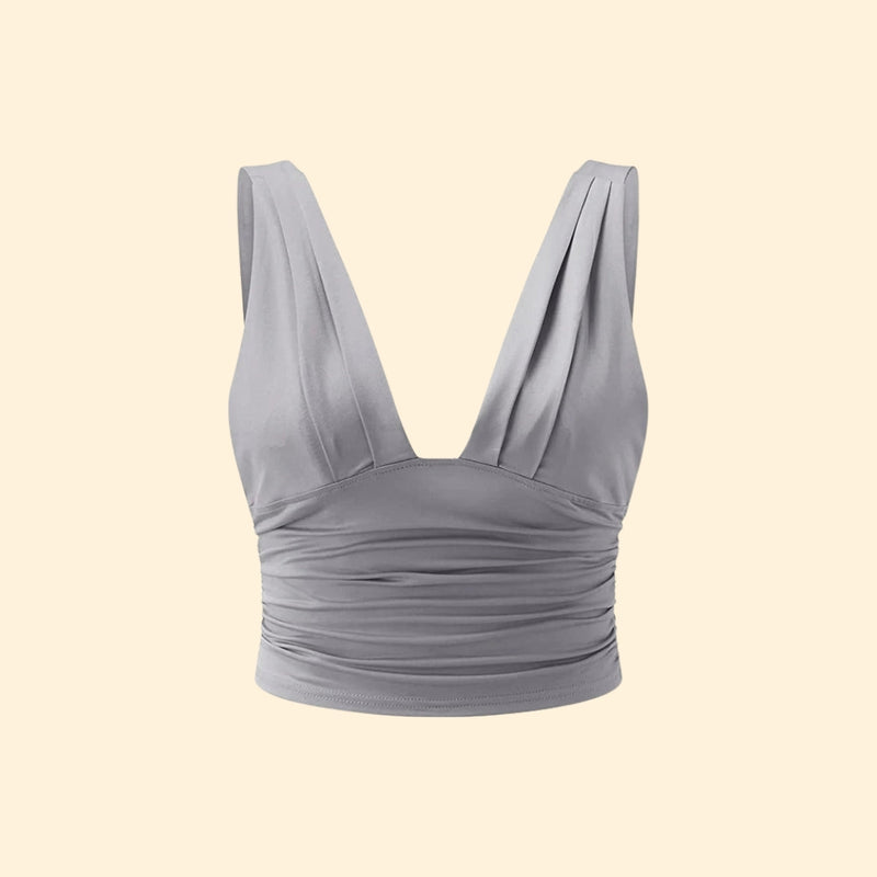 Women's Sleeveless V-Neck Top