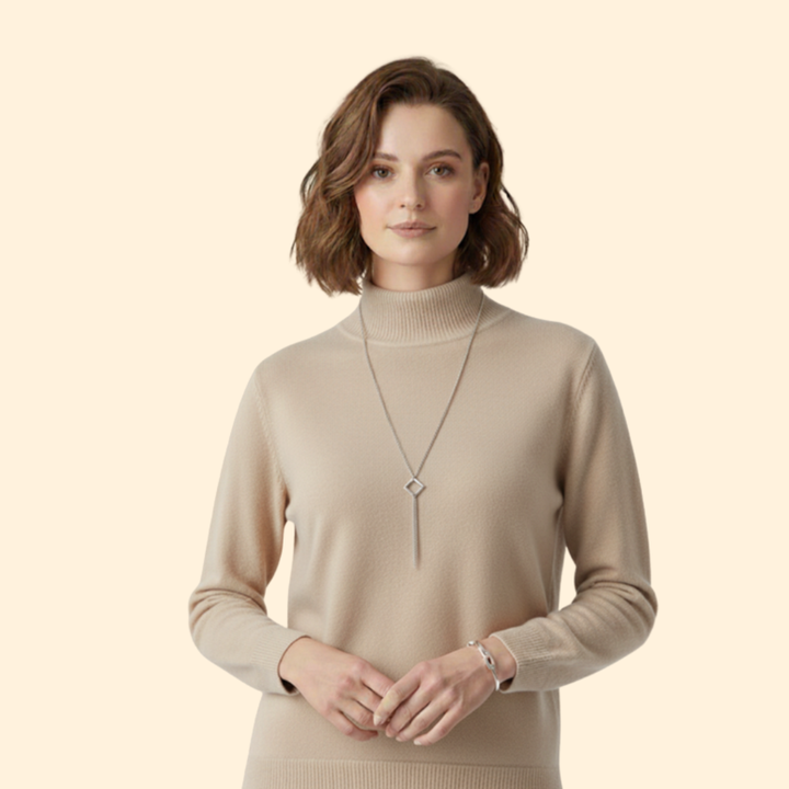 Women’s Soft High Neck Jumper