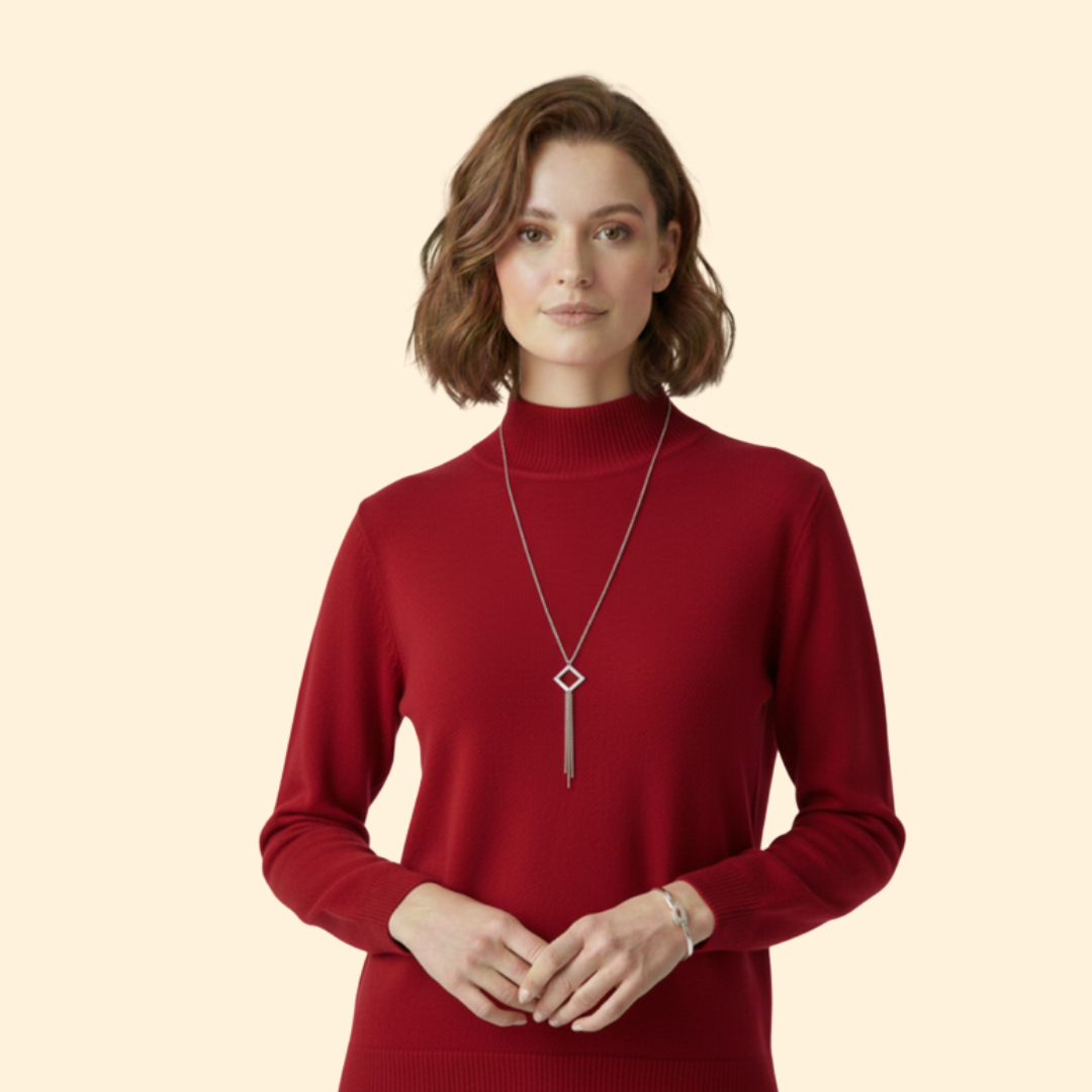 Women’s Soft High Neck Jumper