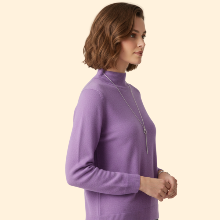 Women’s Soft High Neck Jumper